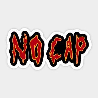 No cap Sticker